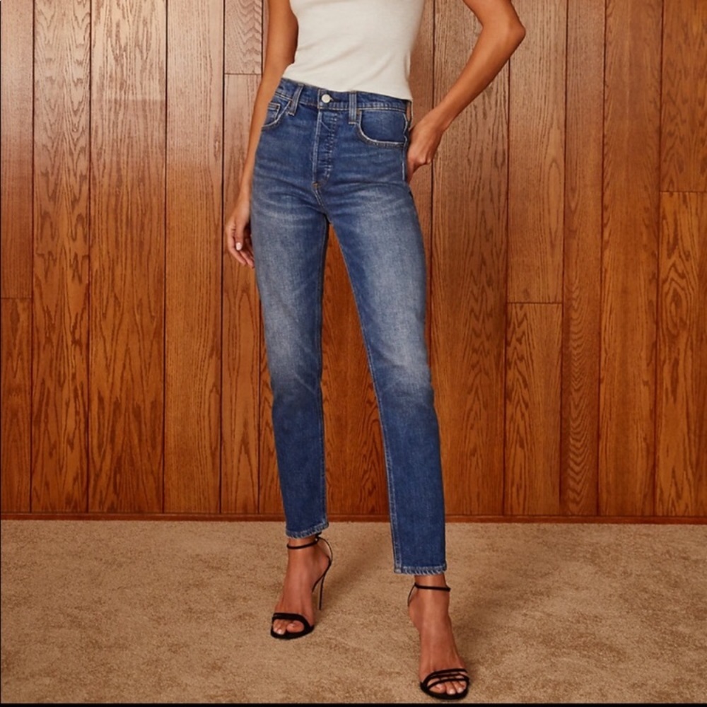 Aritzia Denim Forum “Yoko” jeans in Dark Harvest
